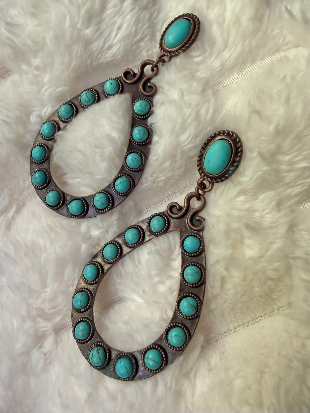 Western Boho Teardrop Dangle Earrings